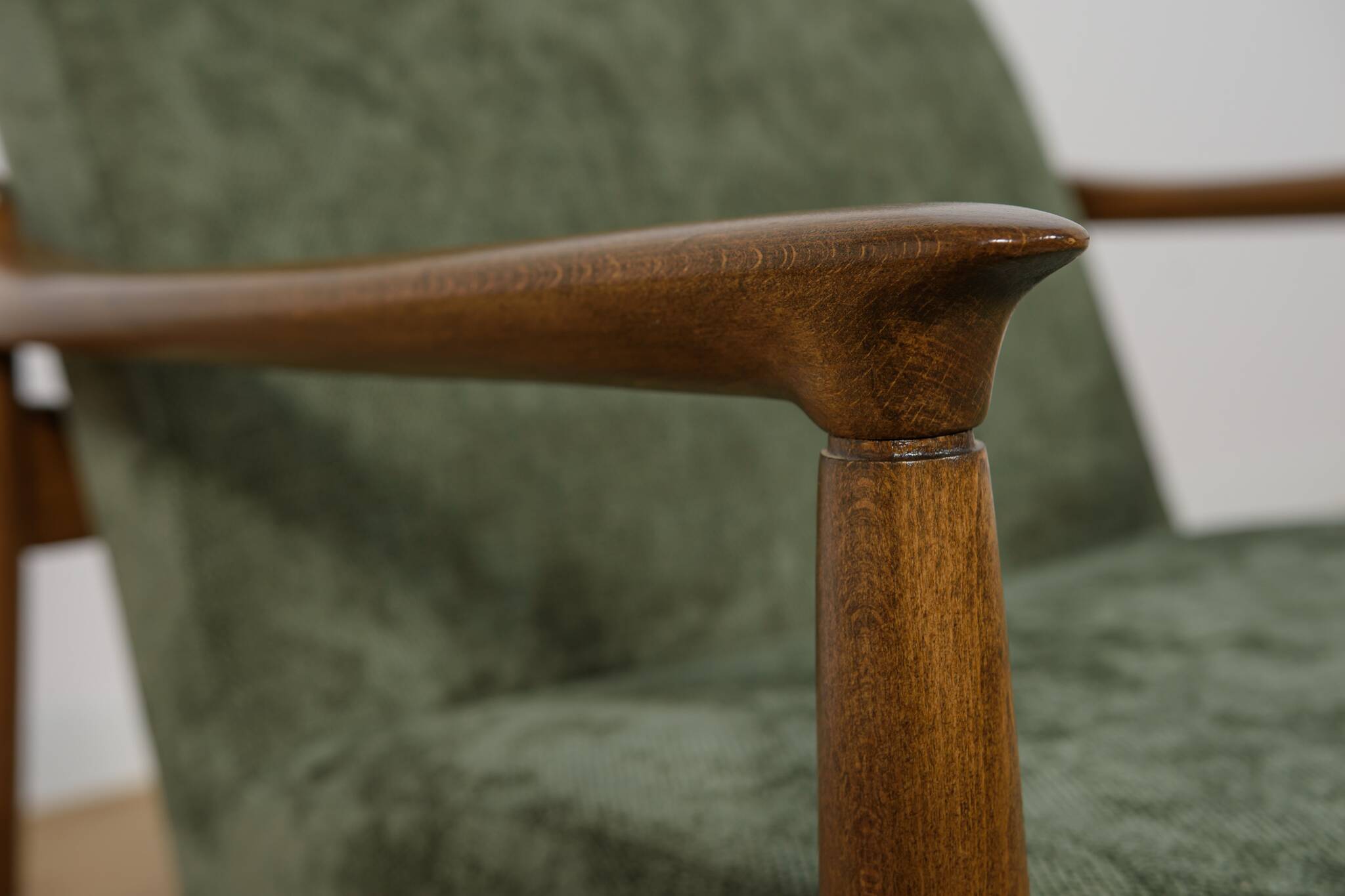 Mid-Century GFM-64 Armchair by Edmund Homa for Gościcińskie Furniture Factory, Poland