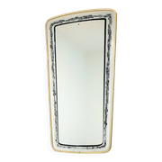 Fifties Rockabilly Mirror Geometric Motif Gold Vintage Design