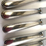 Christofle 12 silver metal knives model Versailles