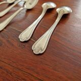 Ercuis - Set of 12 small silver-plated Sully coffee spoons