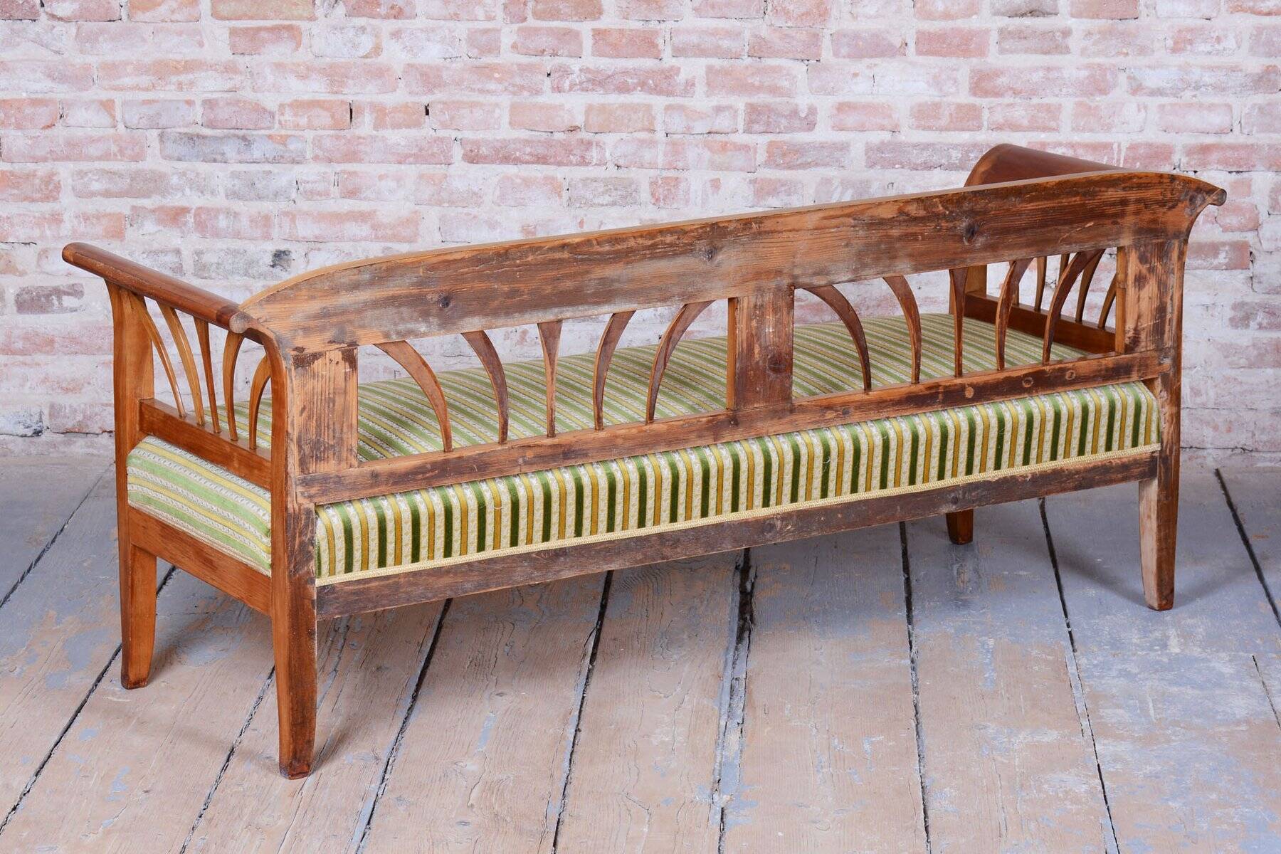 Biedermeier Sofa in Cherry and Spruce, 1820s