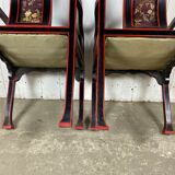 Fauteuils chinois broderie de soie