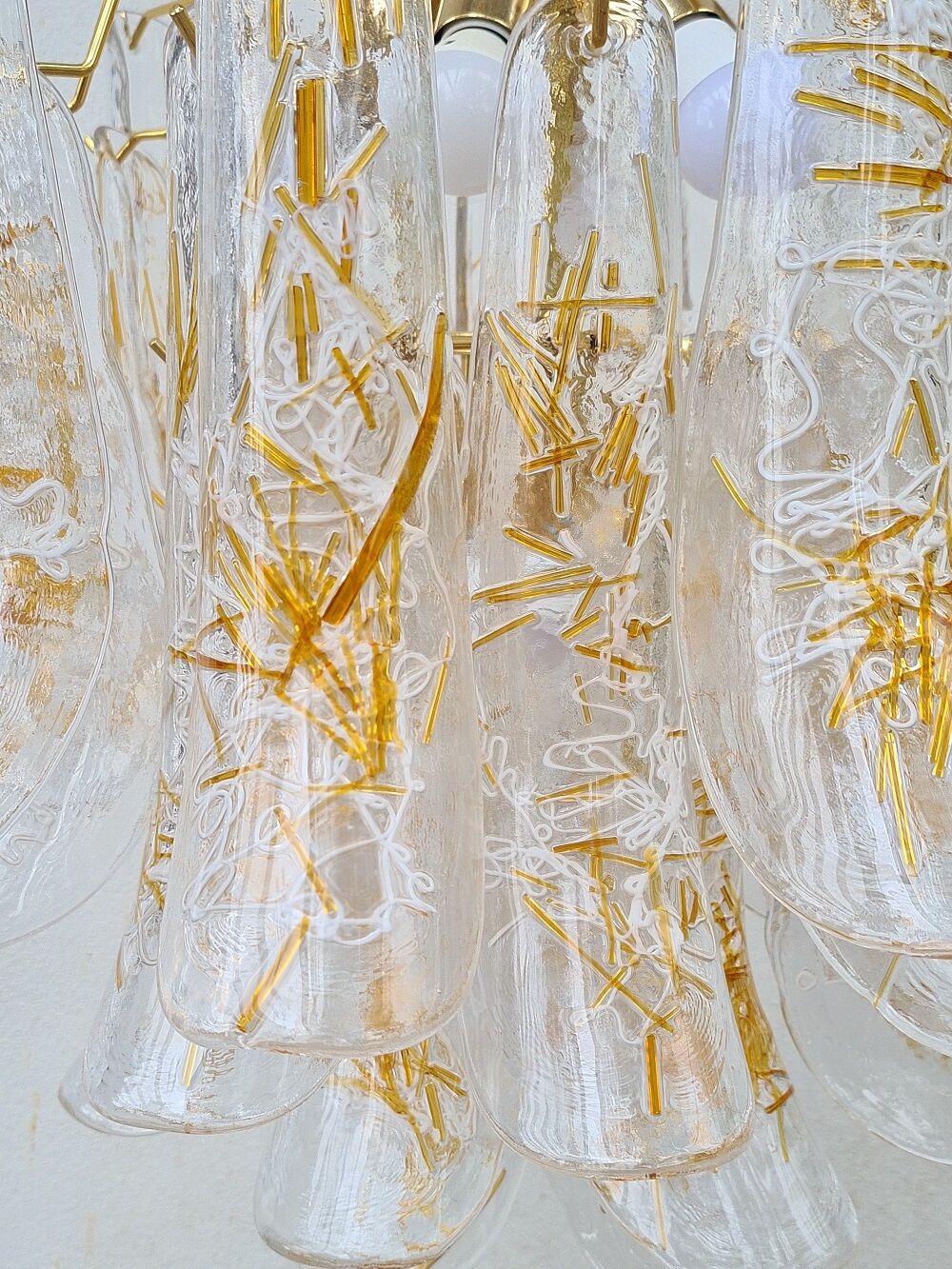 Murano petal tulipano chandelier