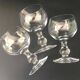 6 crystal wine glasses