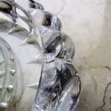 Pair Baccarat wine bottle coaster