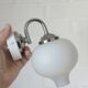 Set of 2 Vintage Wall Lamps: Mid Century Modern Sconces, Yugoslavia 1970's