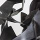 Jean Campa. Sculpture in cut patinated iron. 1980s.