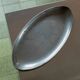 Vintage oval tin platter by Just Andersen - table decoration - Art Deco Denmark - 1930s