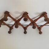 Vintage accordion coat rack