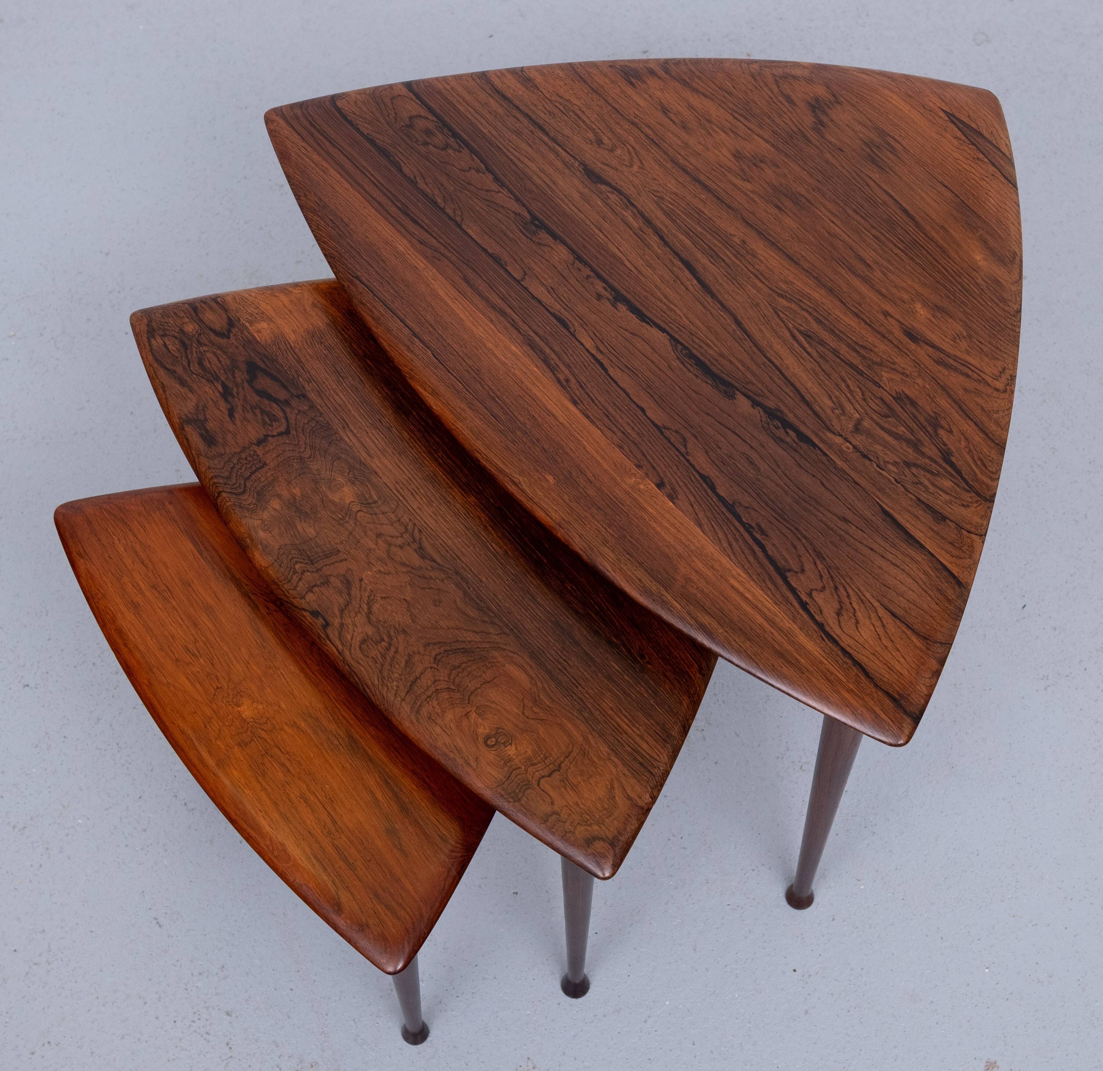 Poul Thorsbjerg Jensen triangle nesting tables 1950s