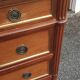 Louis XVI accajou chest of drawers and white marble