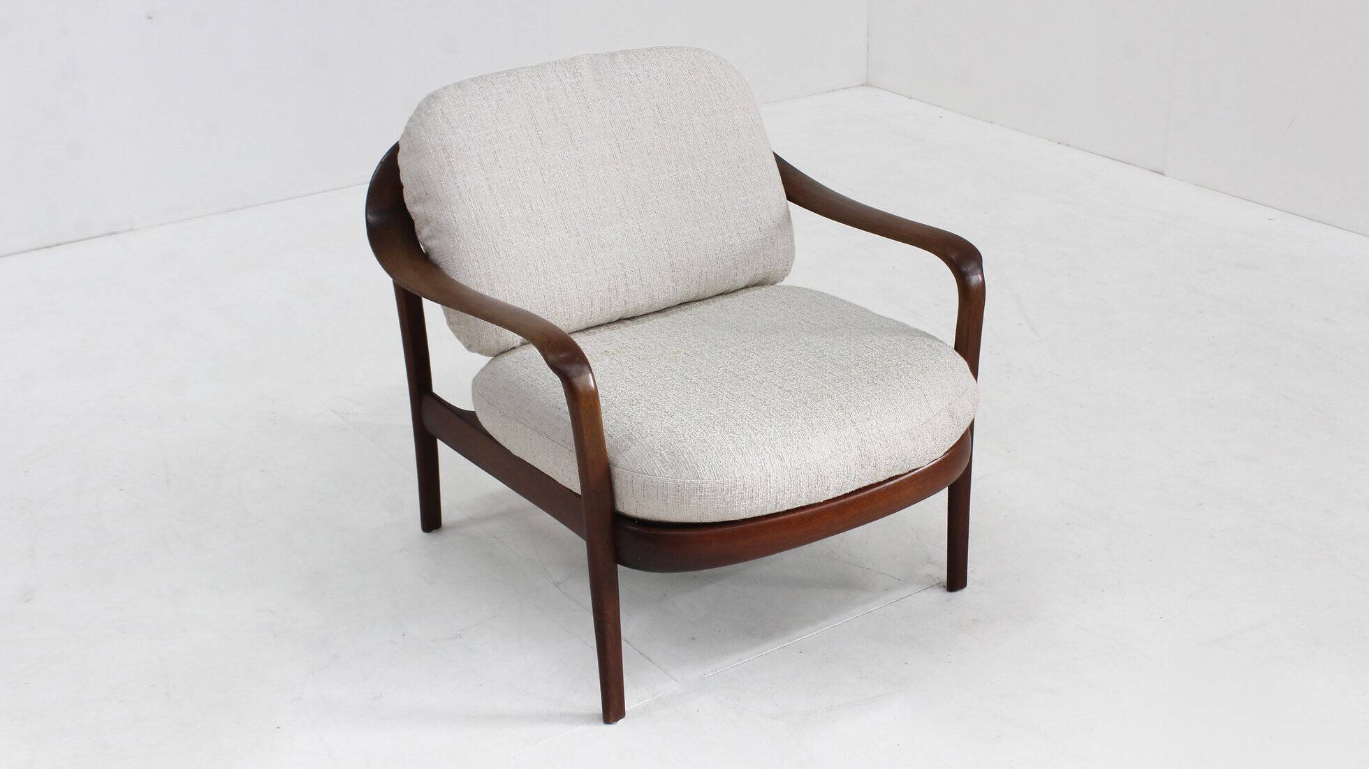 Set of 2 vintage Danish mid-century armchairs 1960s