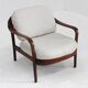 Set of 2 vintage Danish mid-century armchairs 1960s