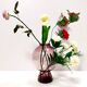 Old Rose Murano Glass Vase with a Hole, Italy