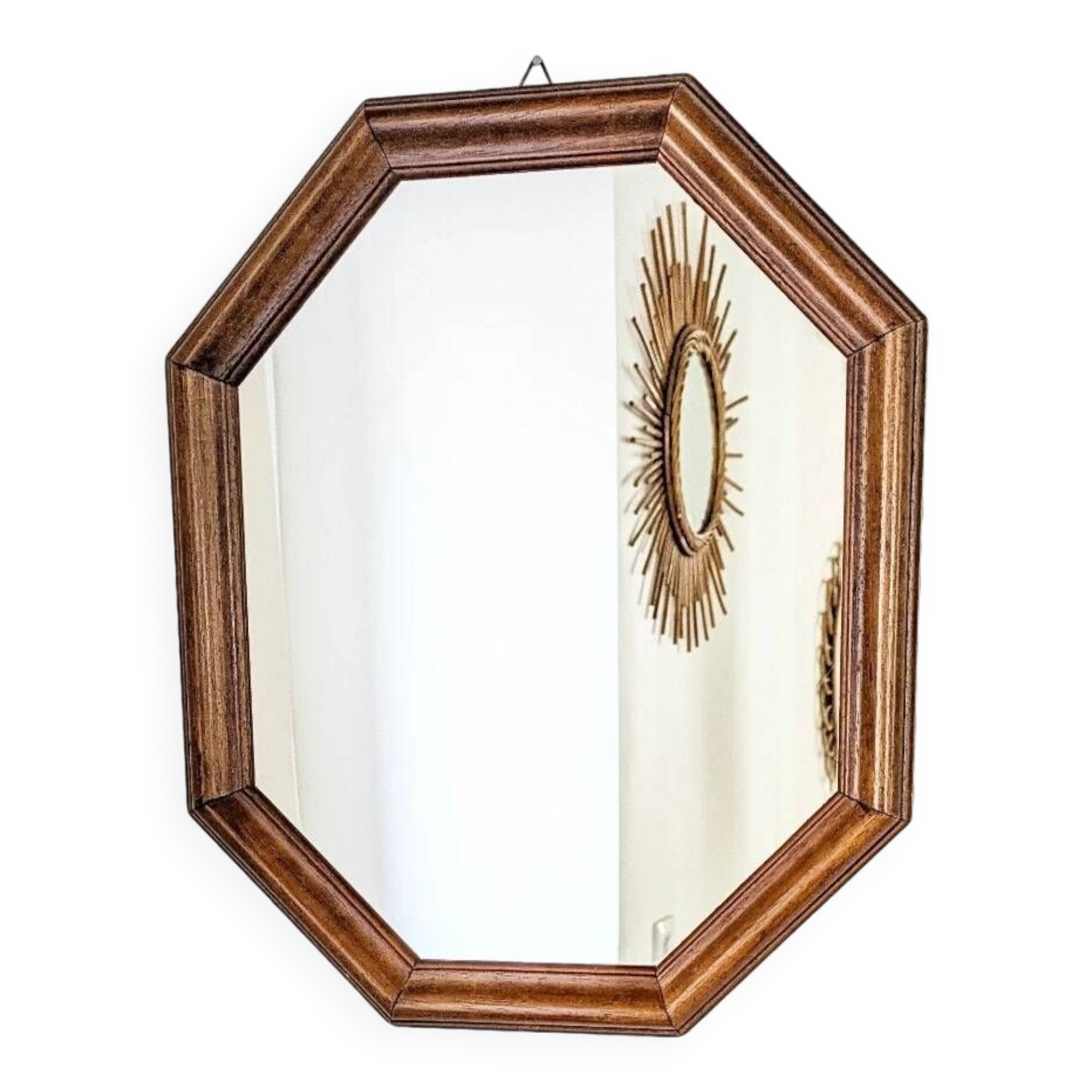Miroir octogonal vintage.