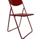 Vintage TED Folding Chair Design by Niels Gammelgaard 1980s Ikea in Red