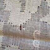 Old lace table runner 38 x 128 cm - decoration vine branch