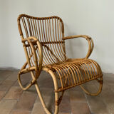 Rattan armchair