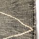 Moroccan Berber carpet Kilim Zanafi black and white 3,36X2.10m