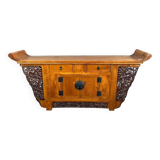 Antique Japanese Pine Console Buffet 20th Century