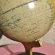 Small vintage metal globe