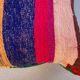 Coussin de sol kilim géant, coussin de sol kilim complet 90x46x25 cm, rouleau 2560