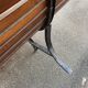 Banc de parc vintage