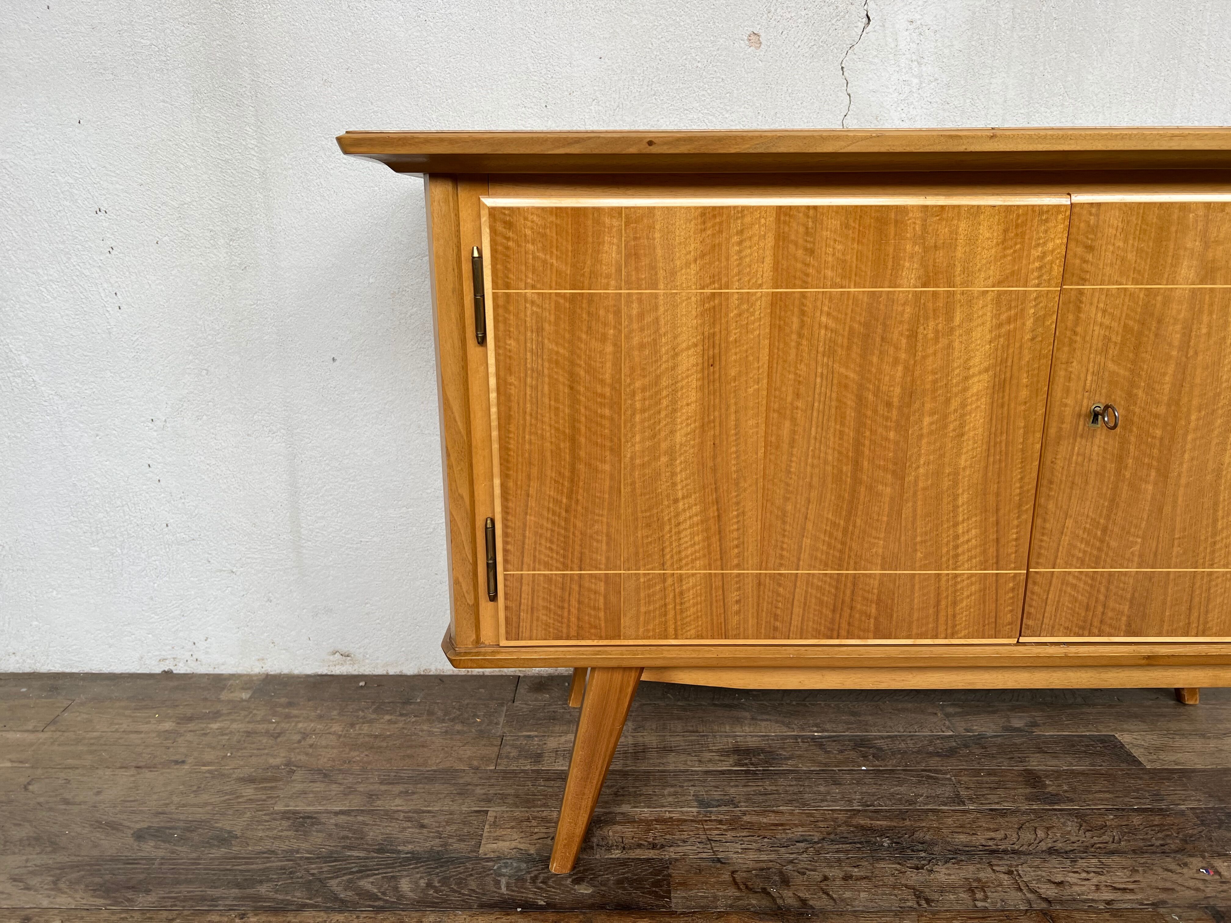 Scandinavian enfilade, tv stand feet vintage compass 1960