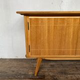 Scandinavian enfilade, tv stand feet vintage compass 1960