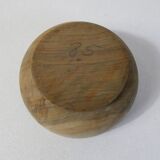 Turned wooden bowl folk art