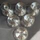 6 champagne glasses – Engraved crystal