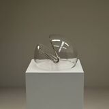 Rare grande sculpture abstraite en verre de Toni Zuccheri pour VeArt, années 1970, Italie