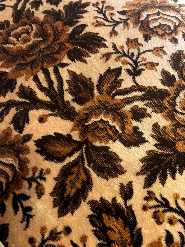 Set of 2 vintage floral armchairs