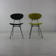 Set of two dining chairs designed in 1955 by Rob Parry and Emile Truijen