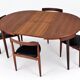 Roundette Teak Extendable Dining Set by Hans Olsen for Frem Røjle
