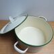 Enamelled pot