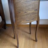 Wooden bedside table