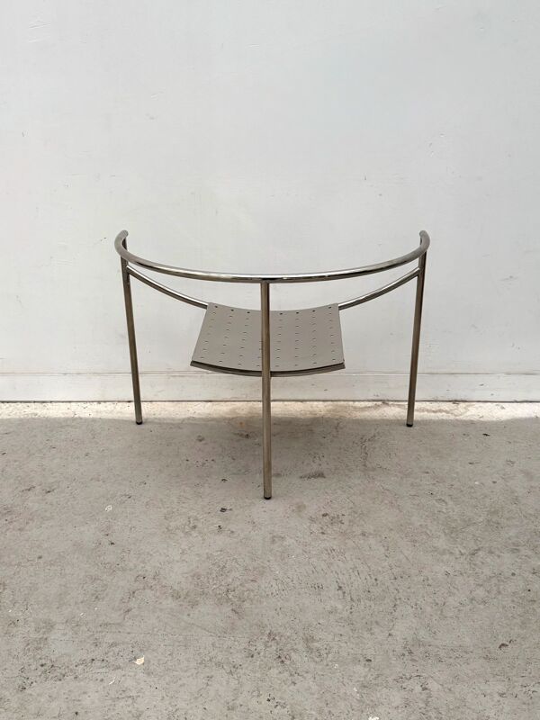 Fauteuil ''Dr Sonderbar'' de Philippe Starck pour XO en acier chromé, 1980