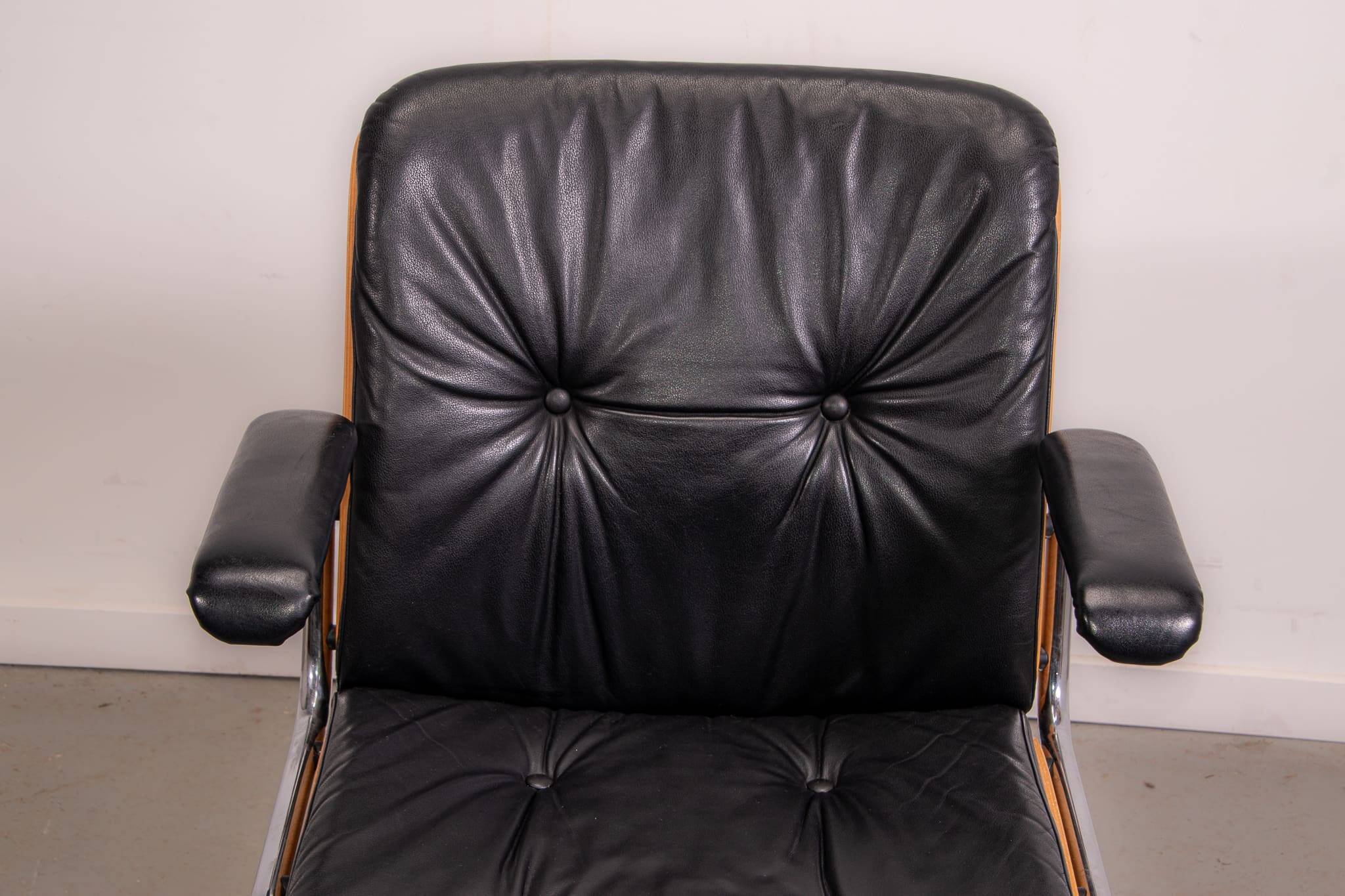 Chaise de réunion de bureau Karl Dittert pour Giroflex, vers 1986