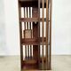 Rotating mahogany and brass library — G. Borgeaud, circa 1900