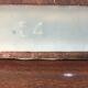 Art Deco sky blue earthenware pendulum
