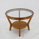 1960s Karel Kozelka & Antonin Kropacek Oak & Glass Coffee Table for Interier Prah
