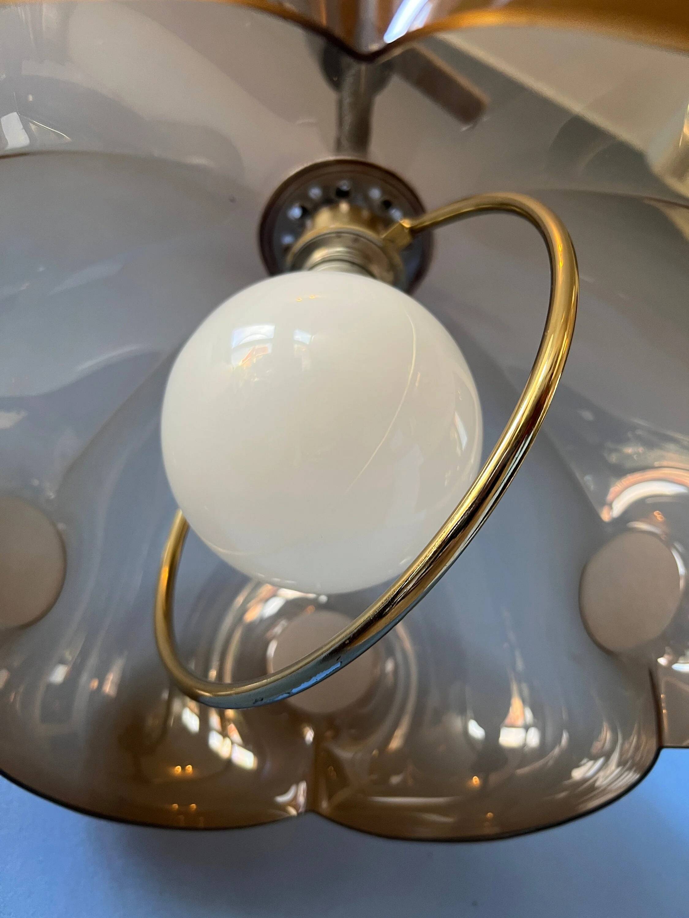 Vintage Space Age Herda suspension | mid-century lamp | 70s retro lighting