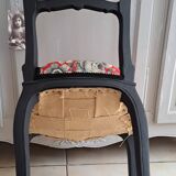 Louis XV style chair and stool