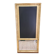 19th-century gilded trumeau mirror with restaurant slate.