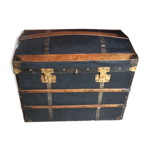 malle en bois et toile