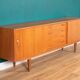 Retro Teak Danish 1960s Long Mid Century Sideboard By Clausen & Søn Denmark