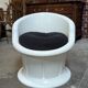 Vintage Ikea popptorp armchair
