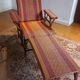 Lounge chair / rattan deckchair early twentieth century