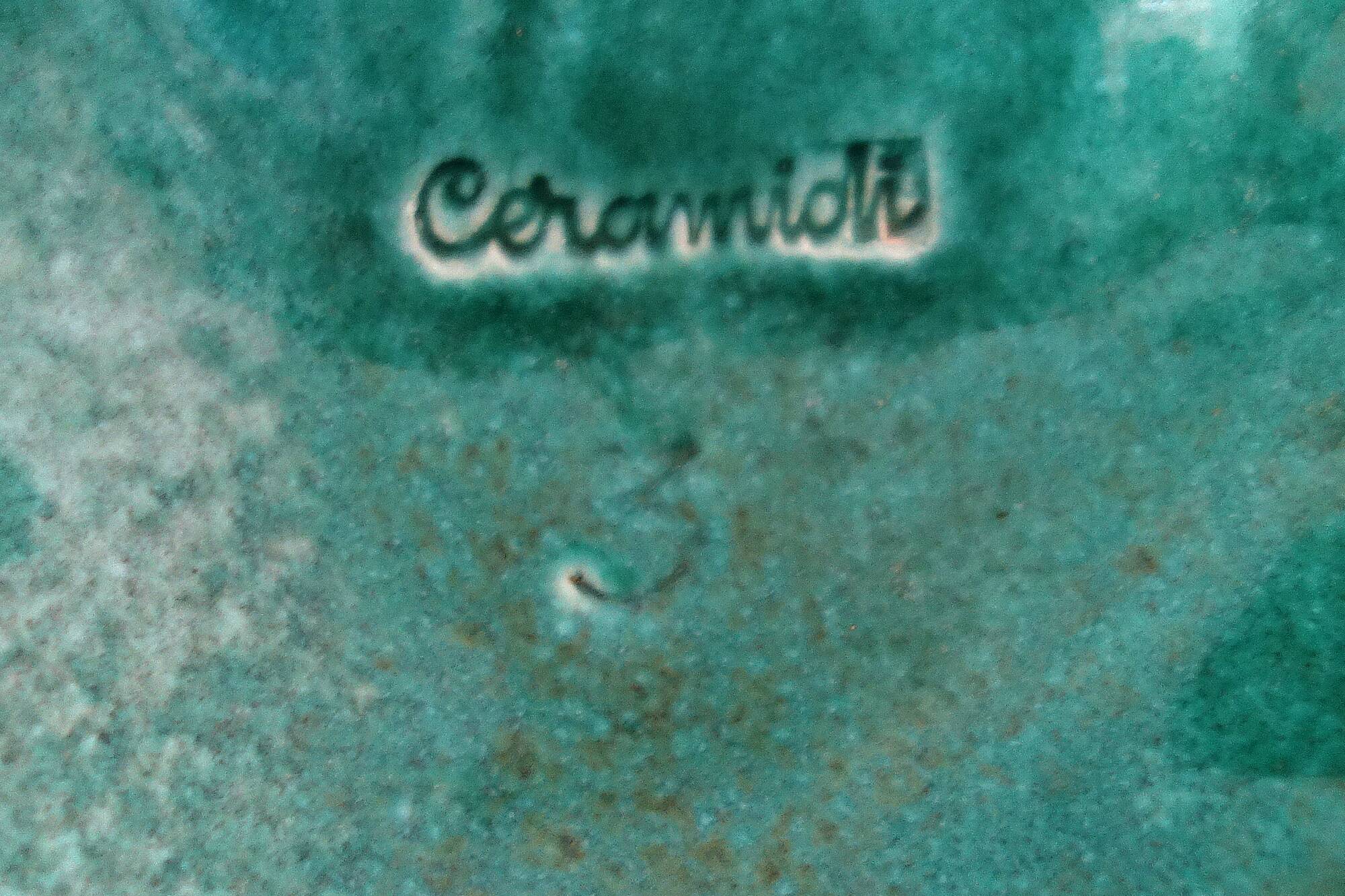 Large Ceramidi fruit bowl, 1950s